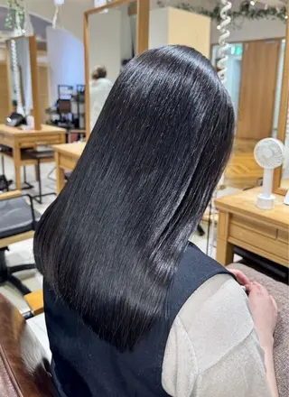 セミロング 長濱 奏のヘアスタイル