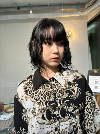 ミディアム パーマ sakura🌸 レイヤー/韓国ヘアのヘアスタイル