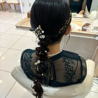 ロング ヘアアレンジ 宮永 璃沙のヘアスタイル