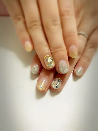 ショート LOTUS ネイルサロンのネイルデザイン