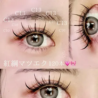 マツエク・マツパ 大阪福島 韓国まつげ Sayaka🤍🐩のマツエク・マツパデザイン