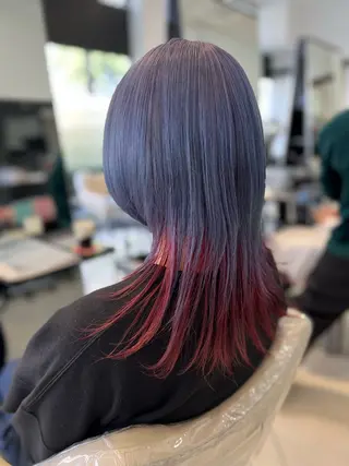 セミロング 【ハイトーンカラー 🌈】小野隼広のヘアスタイル