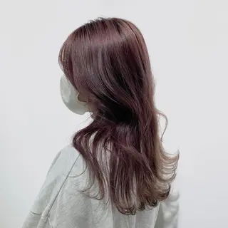 ロング カラー ヘアアレンジ キヨミ 韓国レイヤーカットのヘアスタイル