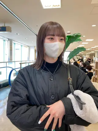 ミディアム カラー レイヤー/ウルフ🤎 mayo.のヘアスタイル