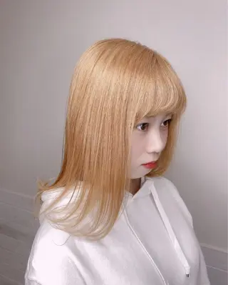 セミロング カラー 店長 奈須 雄紀のヘアスタイル