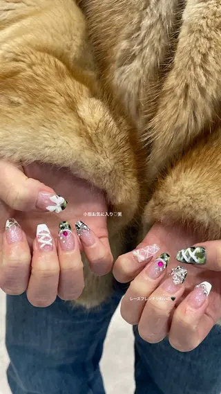 ネイル RICO NAIL所属・RICO Nail パーツつけ放題🌈のネイルデザイン