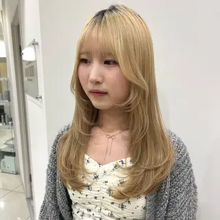 ロング ハピネス所属・川本 真鈴のヘアスタイル