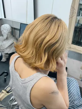 カラー sena 西大分Marianaのヘアスタイル