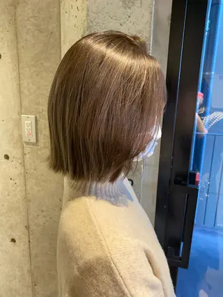ショート カラー 代々木上原エリア🎀 モテ髪大人可愛いヘアのヘアスタイル