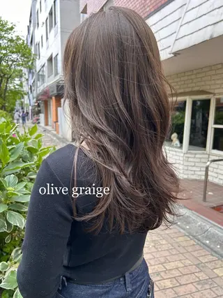 セミロング 韓国ヘア ‎🤍KANA🎀のヘアスタイル