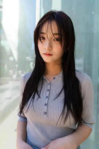 ロング カラー レイヤー/ハッシュ/ ウルフ/透明感カラーのヘアスタイル