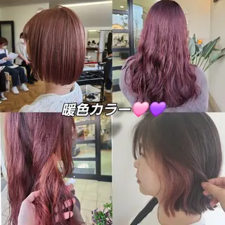 カラー 安達まい/ インナーカラー✨のヘアスタイル