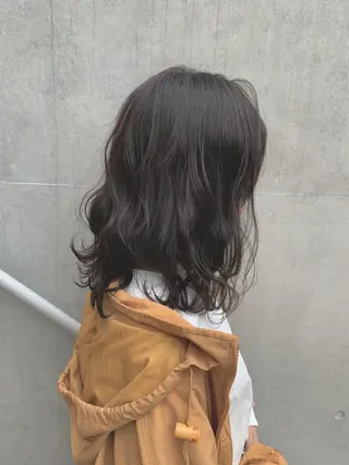 セミロング カラー ビューティービースト 鹿児島店のヘアスタイル