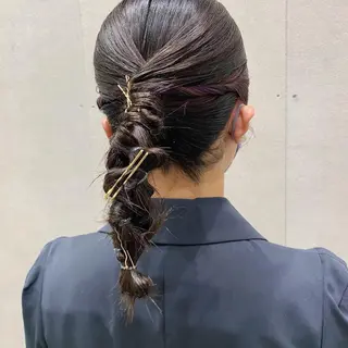 セミロング ヘアアレンジ MISUZU🪡 ナチュラルモードのその他イメージ