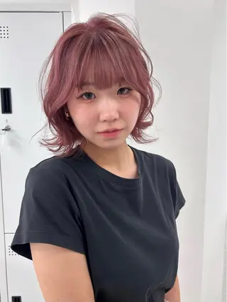 ロング カラー 大阪梅田/ イマムラミヅキのヘアスタイル