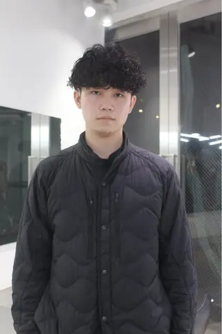 ショート パーマ メンズ fifth天神メンズ パーマのプロ山口皓大のヘアスタイル