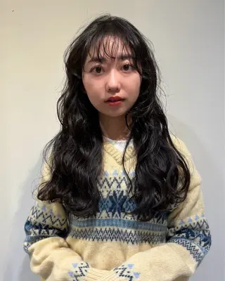 セミロング 本田 聖のヘアスタイル