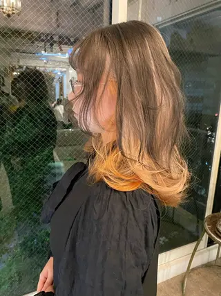 セミロング sea's所属・ヒラカホ/矢場町/ ブリーチ/似合わせのヘアスタイル