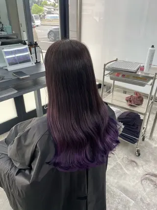 ロング 🧋ミルクティーカラ ー🧋特化小林拓登のヘアスタイル