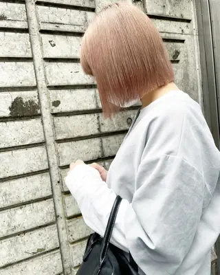 ショート カラー 👩🏻ボブ/ 髪質改善ダブルカラーのヘアスタイル