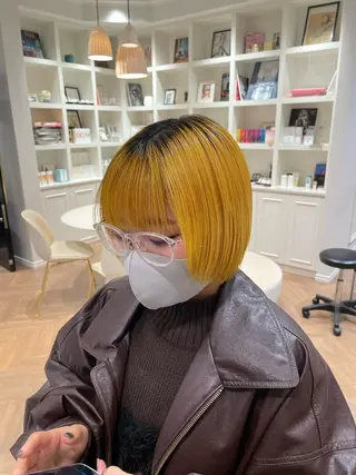 ショート ELLE salon サエのヘアスタイル