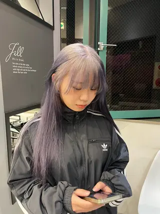 カラー dao/ミルクティー /ブラウン/ブロンドのヘアスタイル