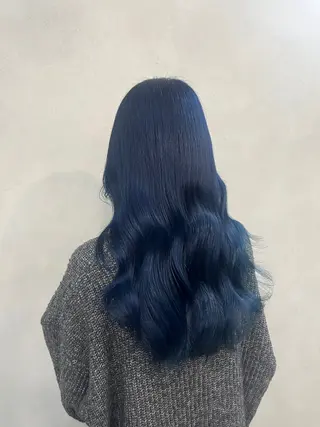 ロング カラー 杉田 涼のヘアスタイル