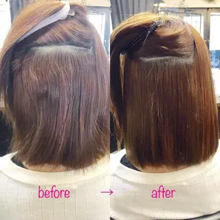 ミディアム 縮毛矯正&髪質改善 MAILHAIRのヘアスタイル