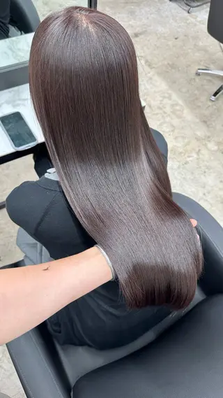 ロング カラー パーマ ヘアアレンジ メンズ 佐藤 崇文のヘアスタイル