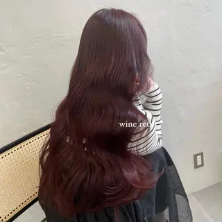 ロング Mirai/ 艶カラー/暖色カラーのヘアスタイル