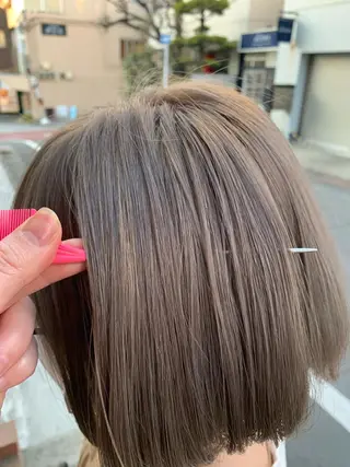ショート カラー 似合わせカラー🫶 小川千波のヘアスタイル
