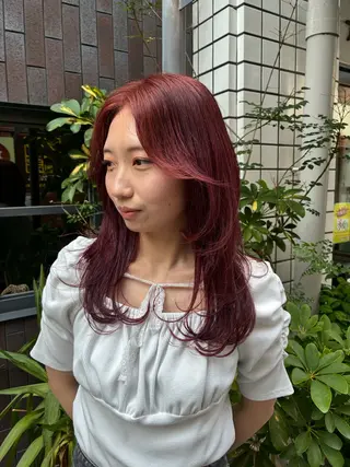 ロング 履歴修正ハイトーン TAKEのヘアスタイル