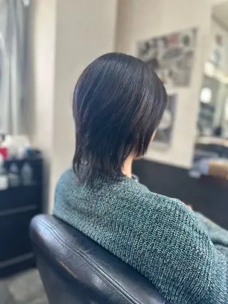 ミディアム エンゼル美容室所属・エンゼルス美容室斉間 圭司のヘアスタイル