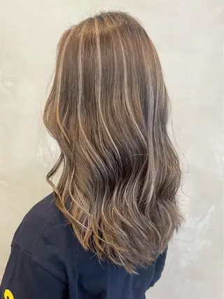 ロング カラー fifthパーマ透明 感カラー✨齊藤晋壱朗のヘアスタイル