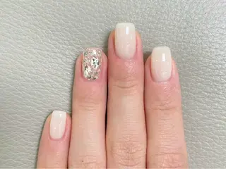 ネイル ワンホンネイル 韓国ネイルのネイルデザイン