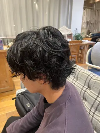 メンズ 暖色カラー/似合わせ カット/名古屋/辻のヘアスタイル