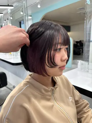 カラー Wカラー/暖色/べ ージュりく©︎🐝のヘアスタイル