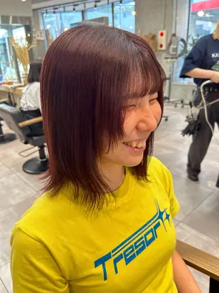 ミディアム ショート・ボブ 🌈chinaのヘアスタイル