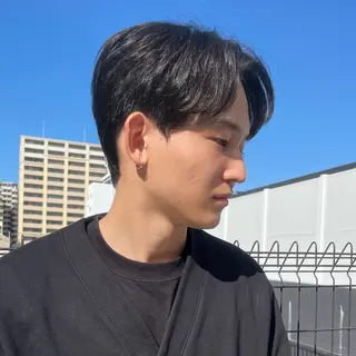 ショート パーマ メンズ メンズヘア特化 崎田 成人のヘアスタイル