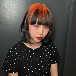 ショート カラー ★デザインカラー ハイトーン ももか★のヘアスタイル