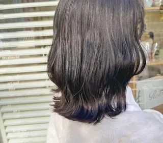 ミディアム ゆもとまひろ🫧 渋谷/メンズパーマのヘアスタイル