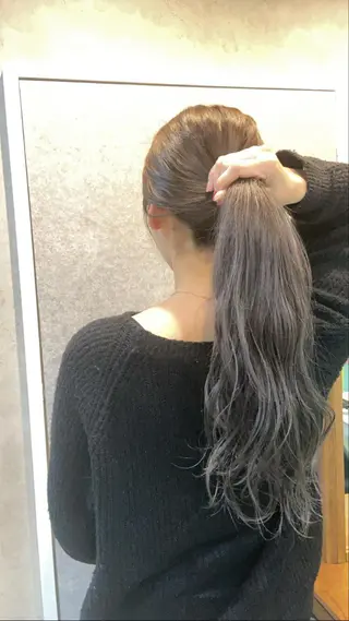 ロング nico🏁 rihoのヘアスタイル