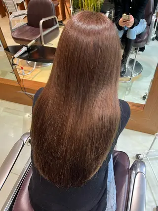 ロング カラー 大野 桃果のヘアスタイル