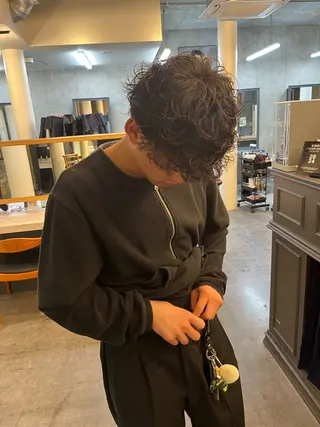 ショート パーマ SHOTA ハイライト/パーマのヘアスタイル