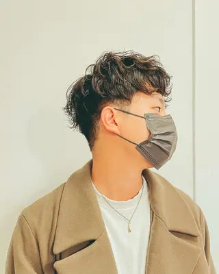 ショート パーマ メンズ 吉田 浩太郎のヘアスタイル