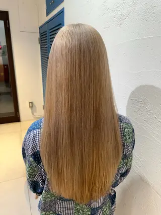 ロング ブリーチカラーボブ sayo🧸🤎のヘアスタイル