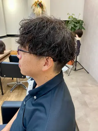 パーマ メンズ well高崎上大類店所属・well高崎上大類町 /湯浅泳作のヘアスタイル