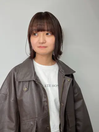 ミディアム カラー ヘアアレンジ memoto東三国店 🌼RENA🌼のマツエク・マツパデザイン