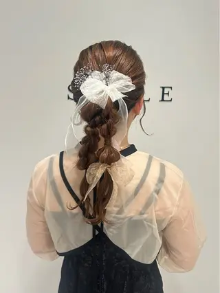 ヘアアレンジ ヘアセット/暖色 /レイヤー 山田寛菜のヘアスタイル