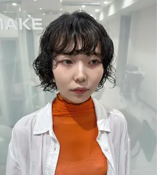 ショート パーマ hollo原宿所属・パーマ/ハイトーン 🎀Rumiのヘアスタイル